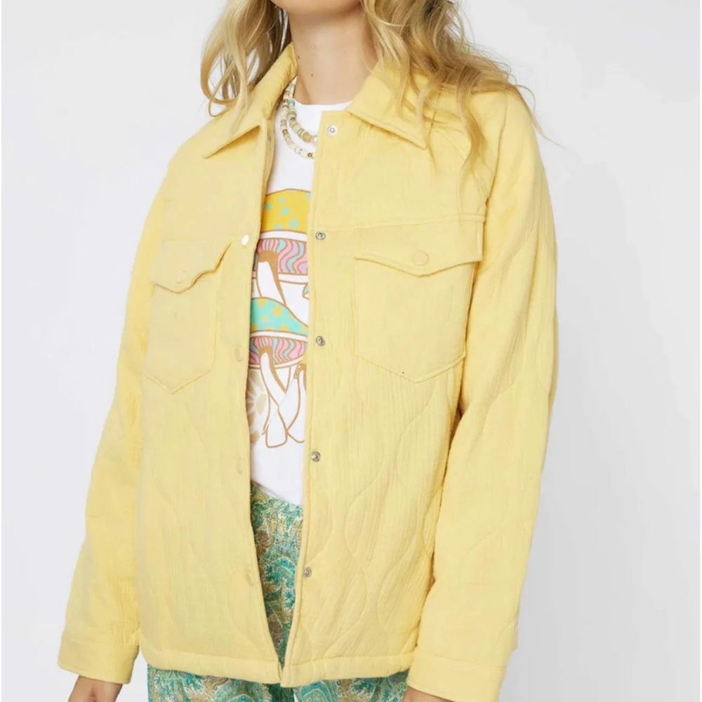 O'Neill Yellow Jean Jacket Relaxed Fit